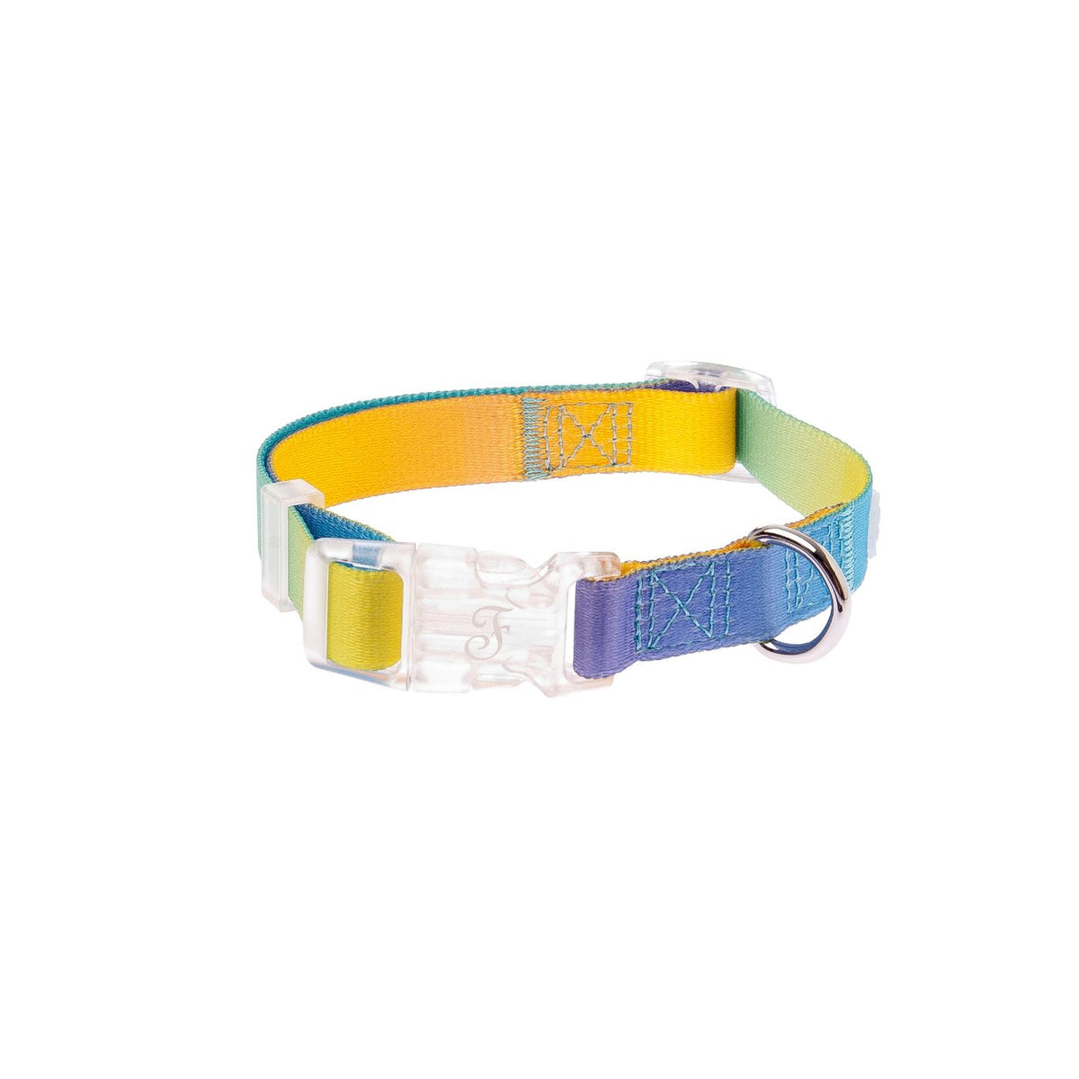 PROMO ULTIMI PEZZI !!! Ferribiella Collare Regolabile per Cani Motif Rainbow