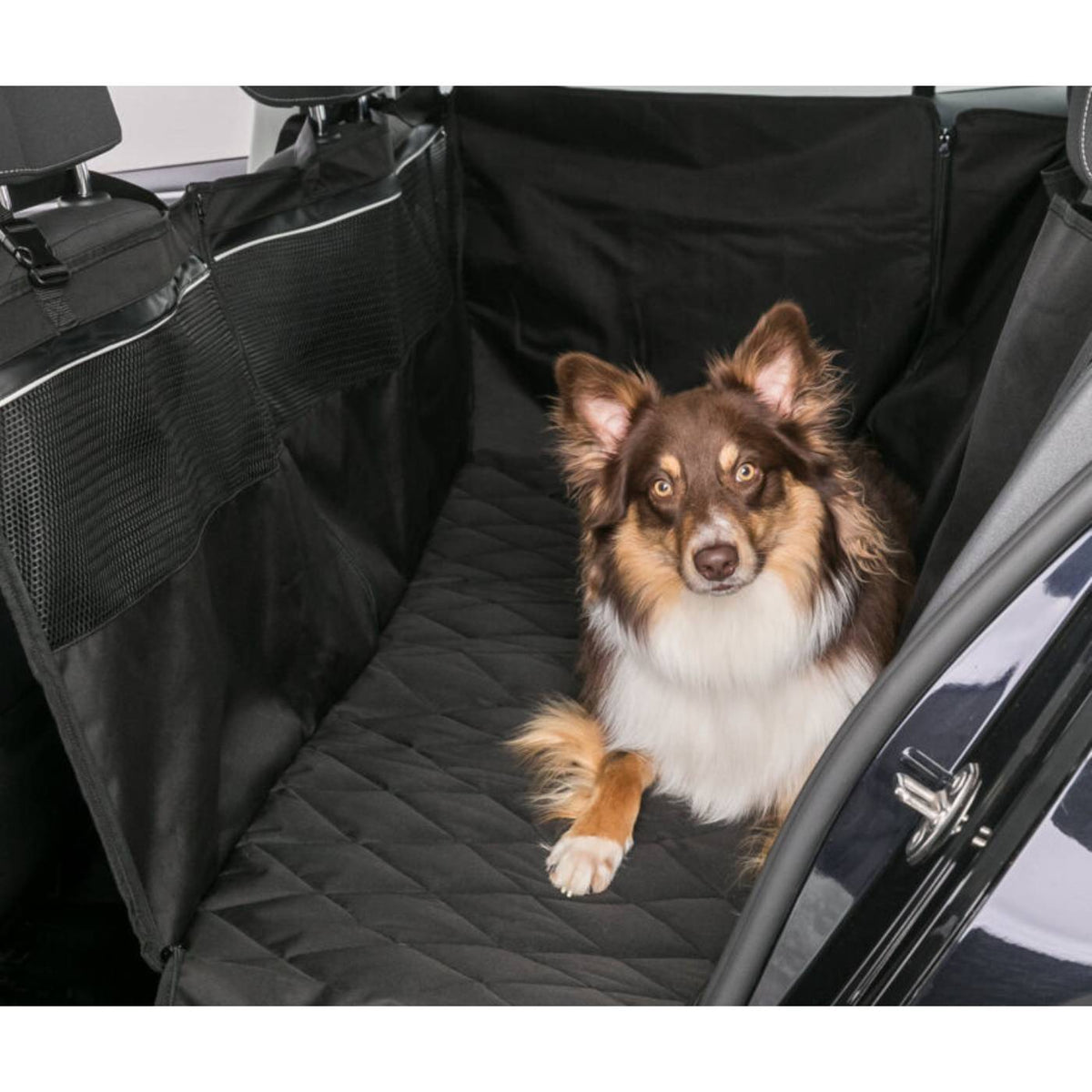 Trixie Coprisedili Automobile con Bordi Laterali 1.55 x 1.30 m Nero