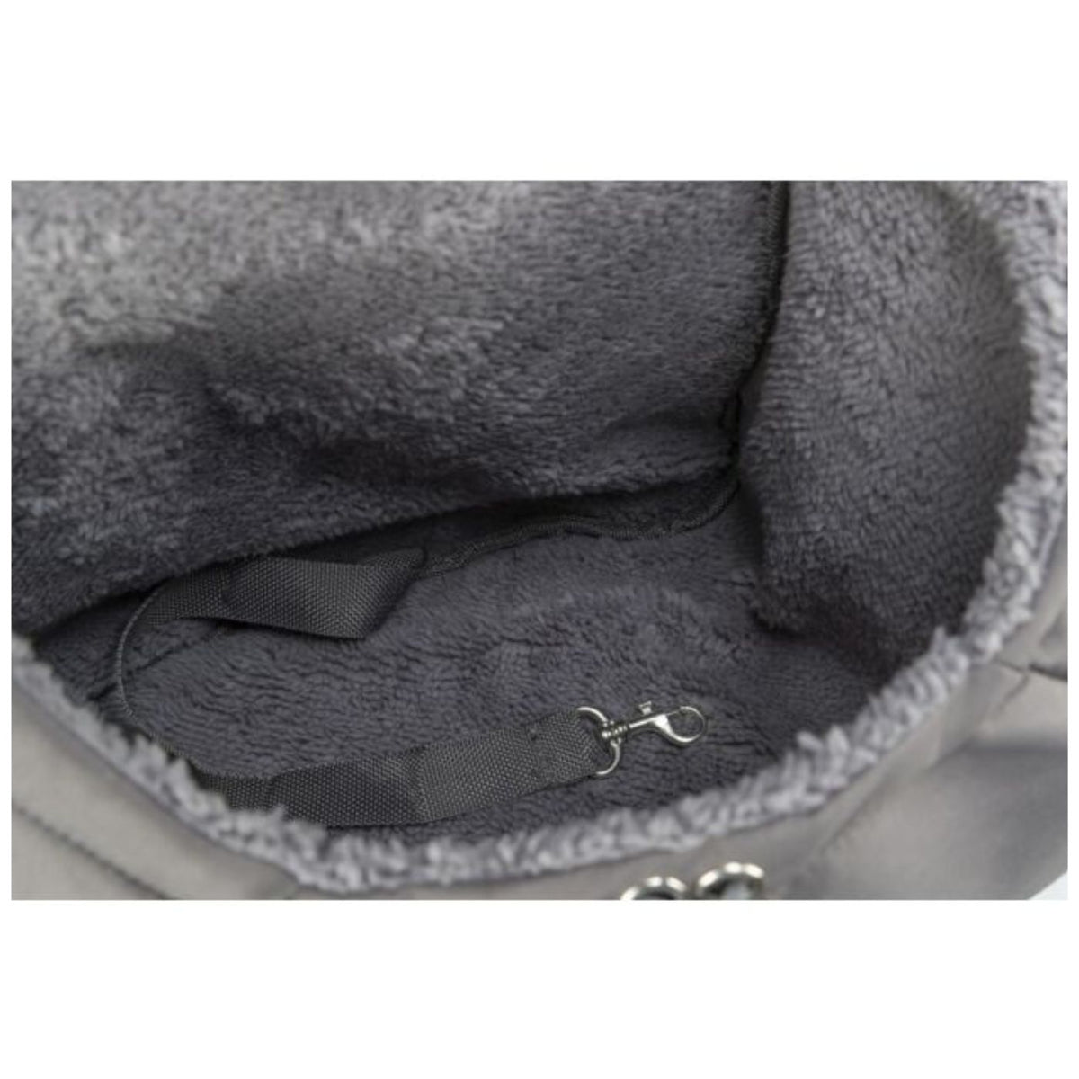 Trixie Borsa Trasportino Frontale per Cani Molly Max 4 Kg di Peso 25 x 38 x 17 Kg Grigio