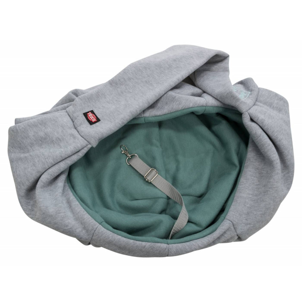 Trixie Borsa frontale Soft Junior Grigio/Menta per Cuccioli e Cani Max 5 Kg di Peso