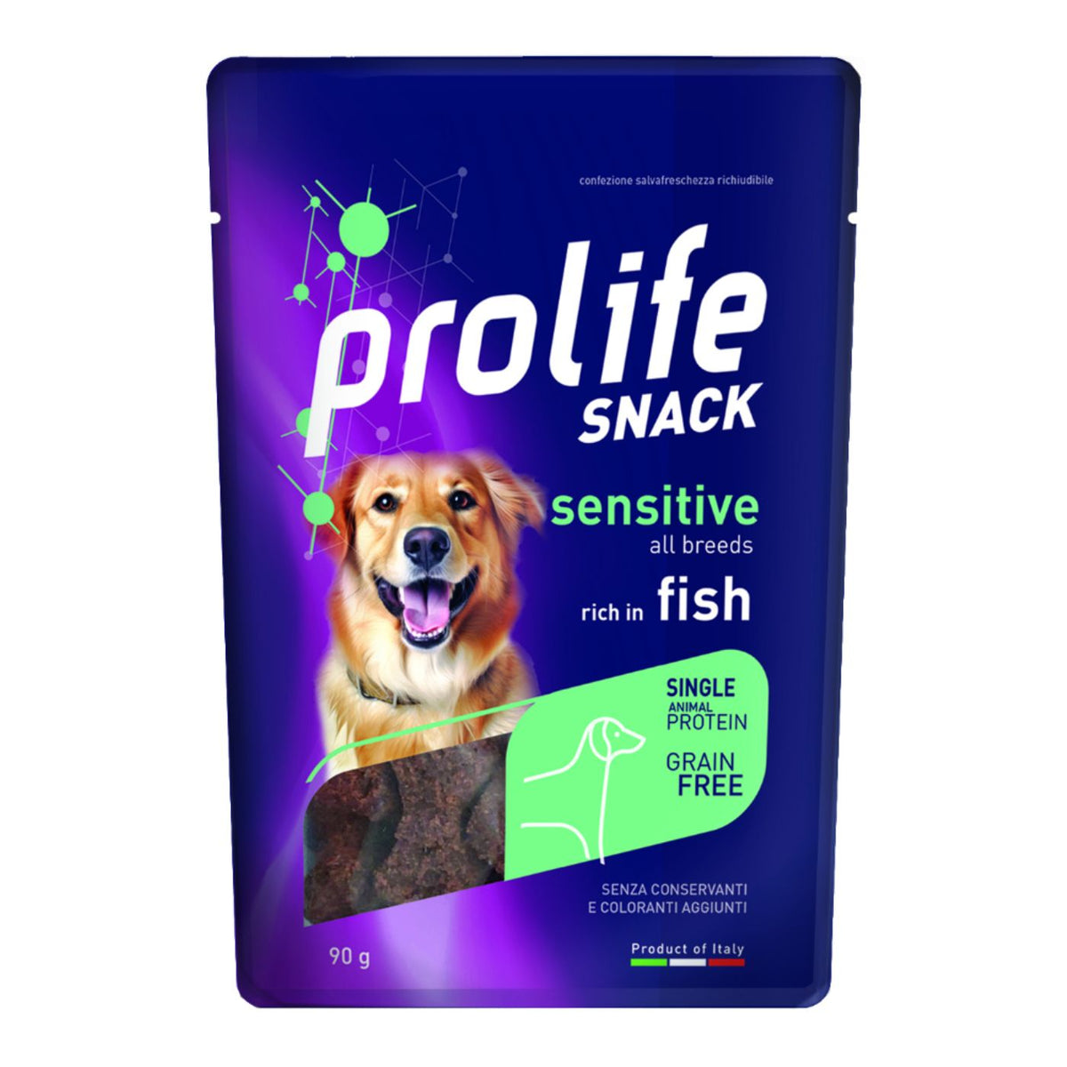 Prolife Snack per Cani Sensitive Grain Free Pesce Monoproteico 90 g