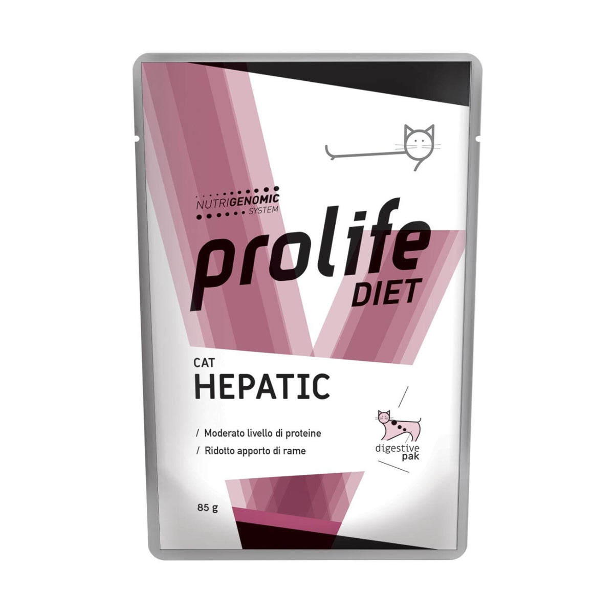 Prolife Diet Cat Hepatic Umido per Gatti Busta da 85 g