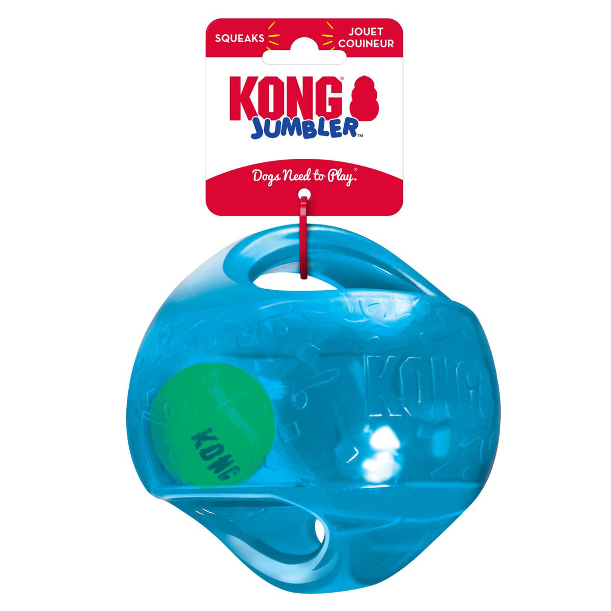 Kong Palla Jumbler Gioco per Cani Colori Assortiti M/L ø14 cm