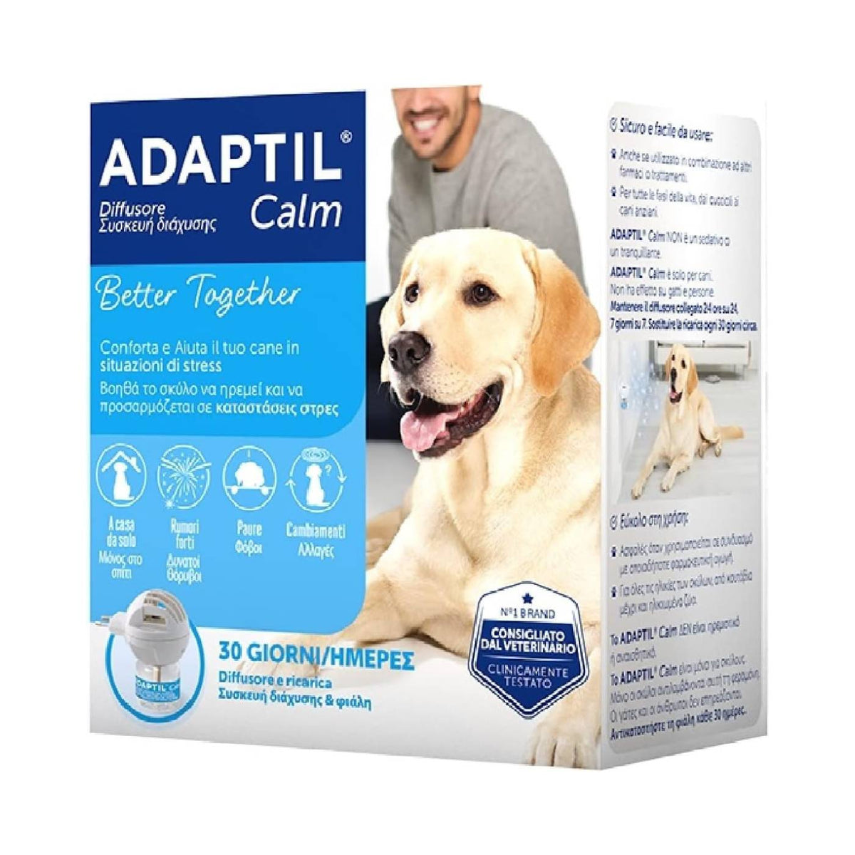 Adaptil® Calm per Cani Diffusore+Ricarica 30 Giorni 48 ml