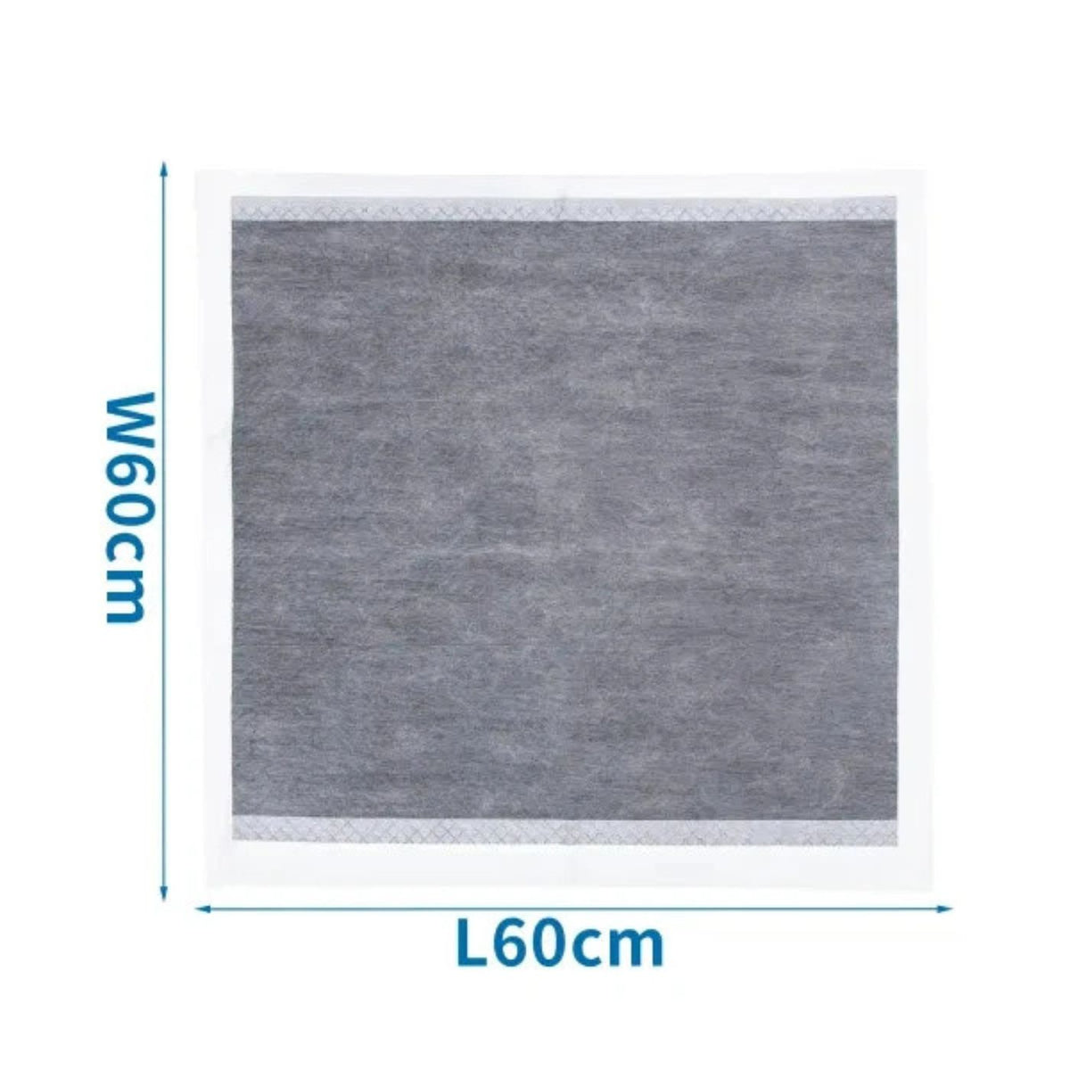 Tappetini Igienici Assorbenti per Cani con Carbone Attivo 60 x 60 cm 50 pz
