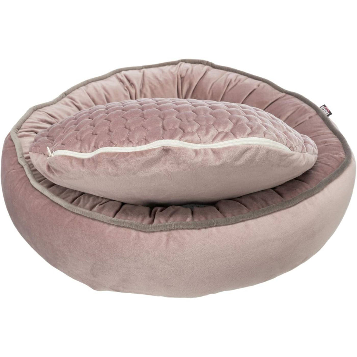 Trixie Cuccia per Cani Tonda Modello Livia Ø 50 cm Rosa Antico