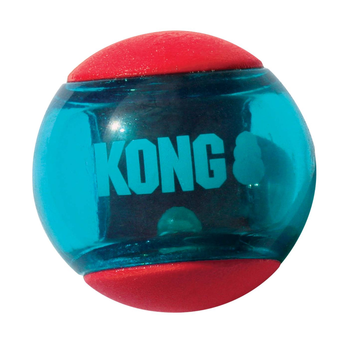 Kong Gioco per Cani Palla Squeezz in Gomma Tpr con Squeaker 3 Pezzi S Diametro 5 cm