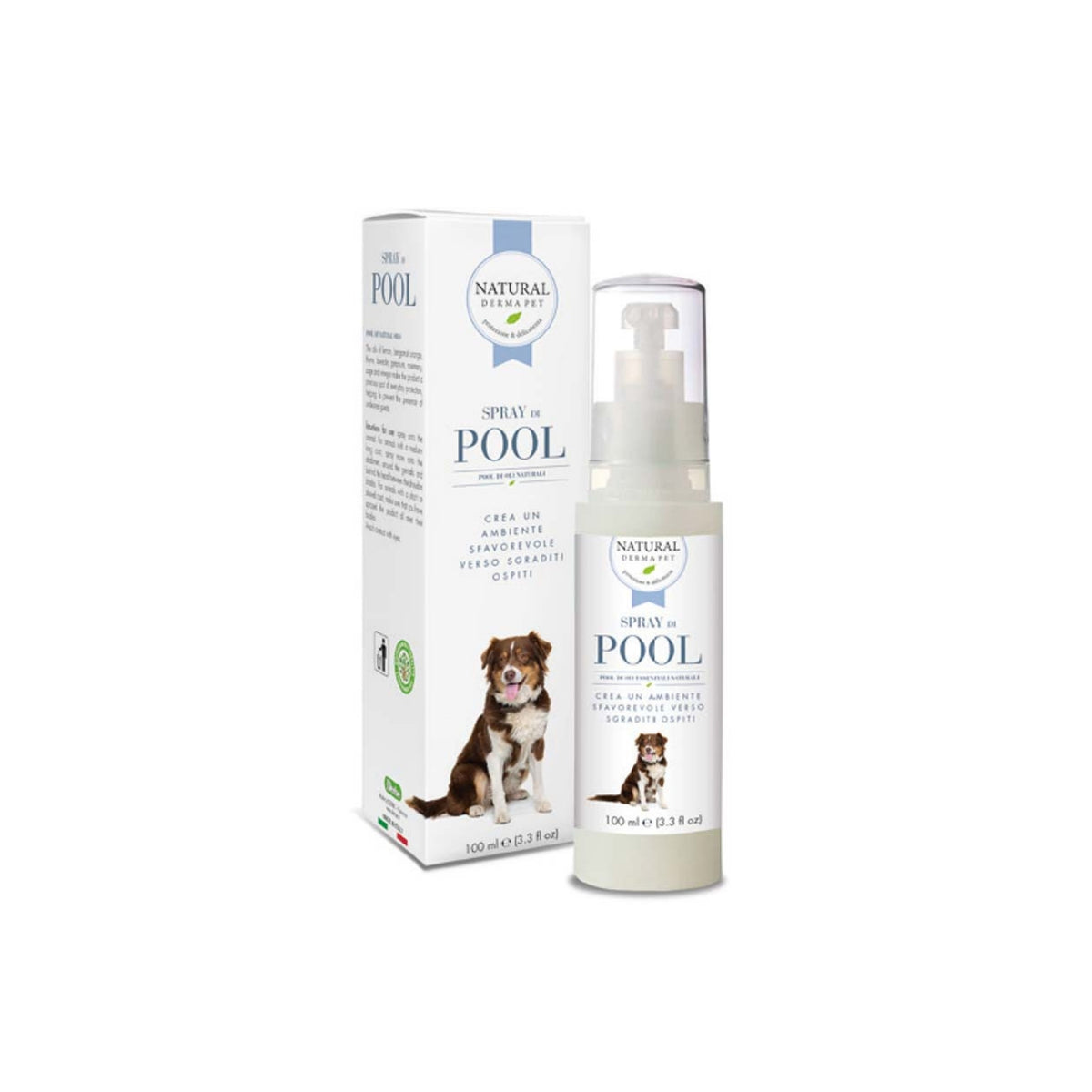 Natural Derma Pet by Derbe Spray di Pool per Cani e Gatti