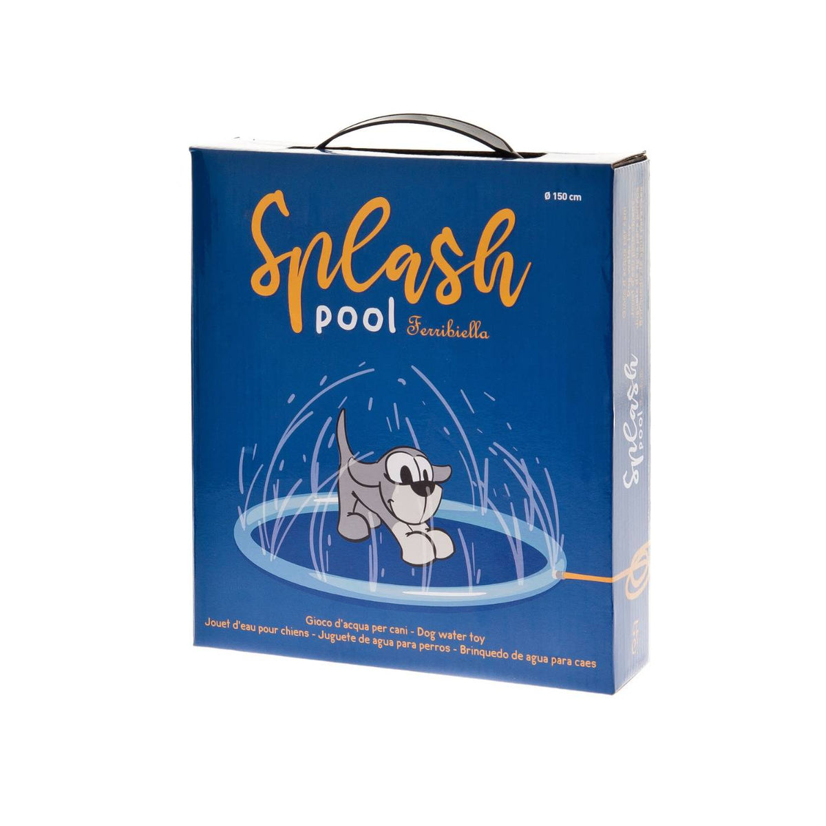 Ferribiella Piscina per Cani Splash Pool ø 150 cm Gioco d'Acqua