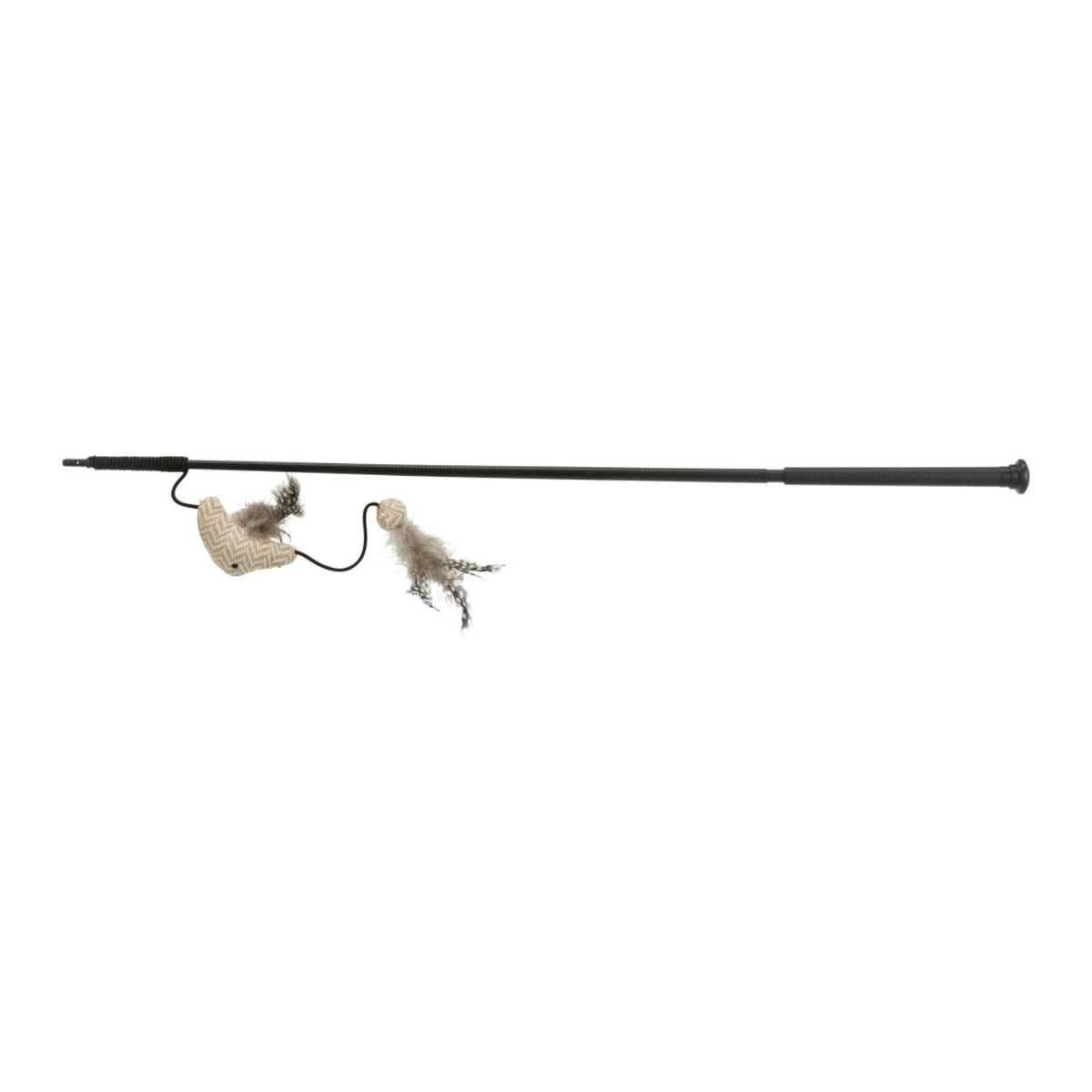 Trixie Gioco per Gatto Canna da Pesca Bacchetta XXL 65 cm con Pesce