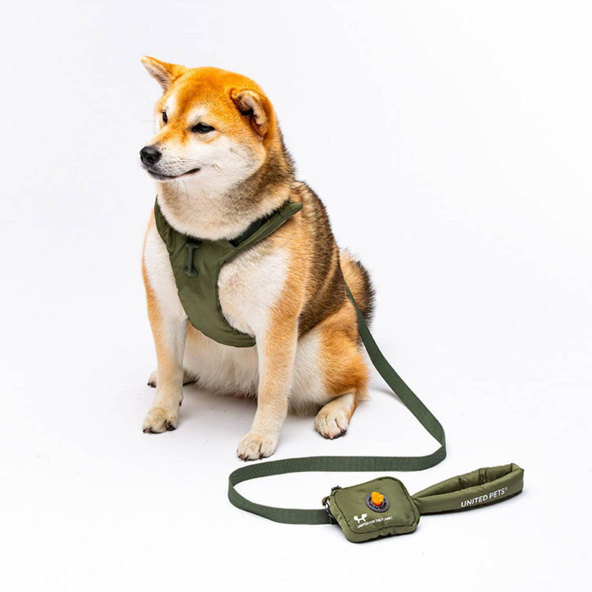 United Pets Portasacchetti Igienici per Cani Linea CityLife con Ricarica Verde Militare