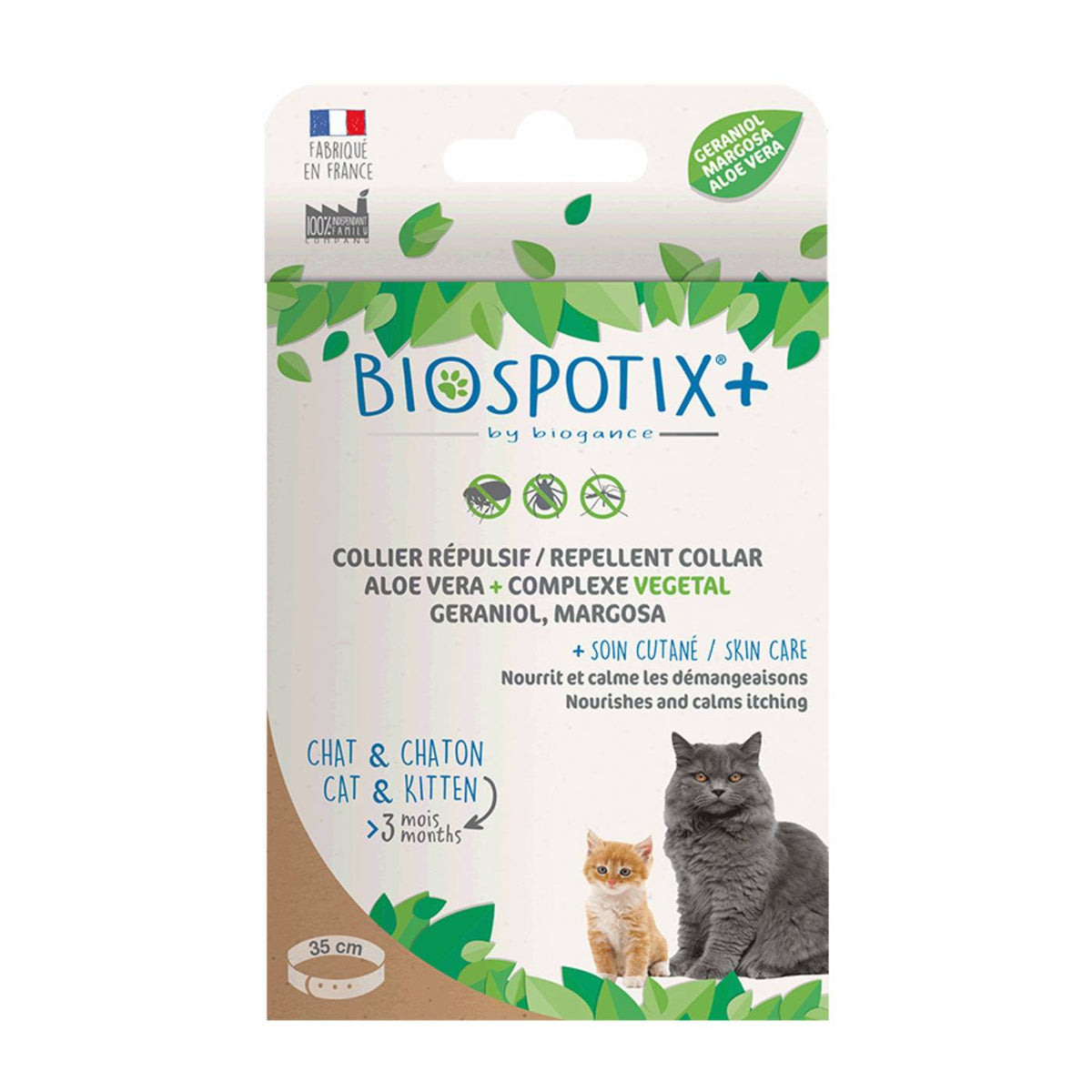 Biogance Biospotix+ Collare Antiparassitario Gatti 35 Cm