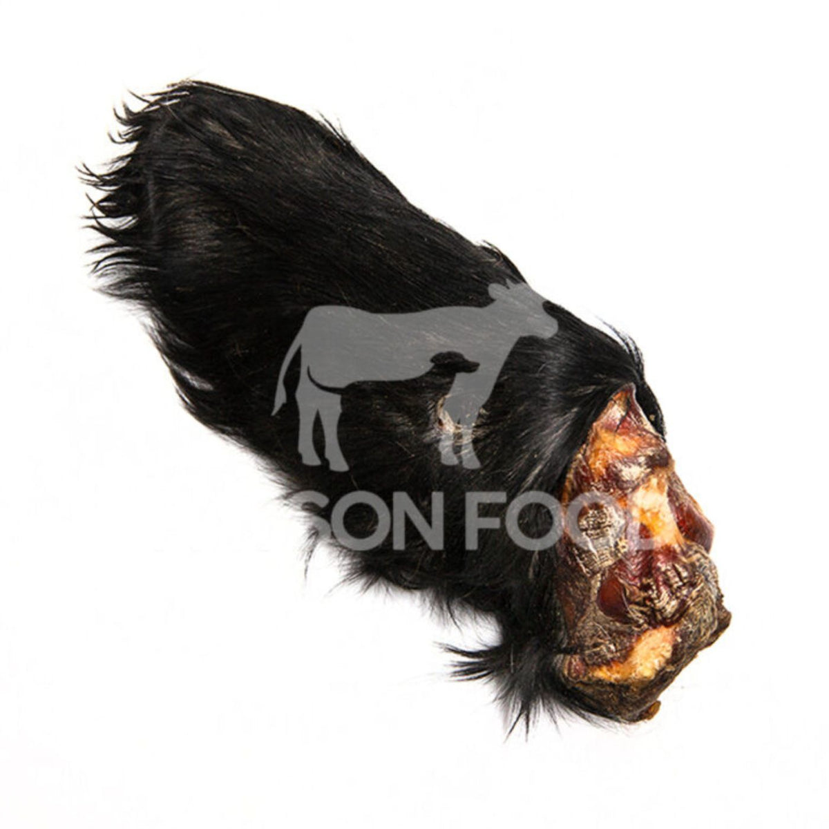 Fasson Food Orecchio Bovino Singolo CON Pelo Snack Naturale per Cani
