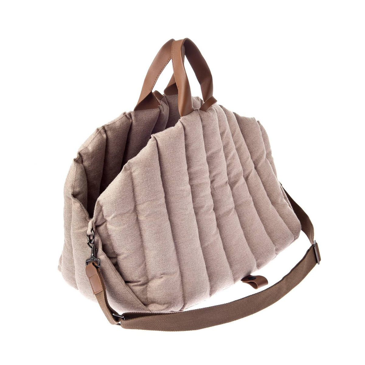 Ferribiella Borsa Trasportino Imbottita per Auto per Cani 50 x 30 x 35 cm