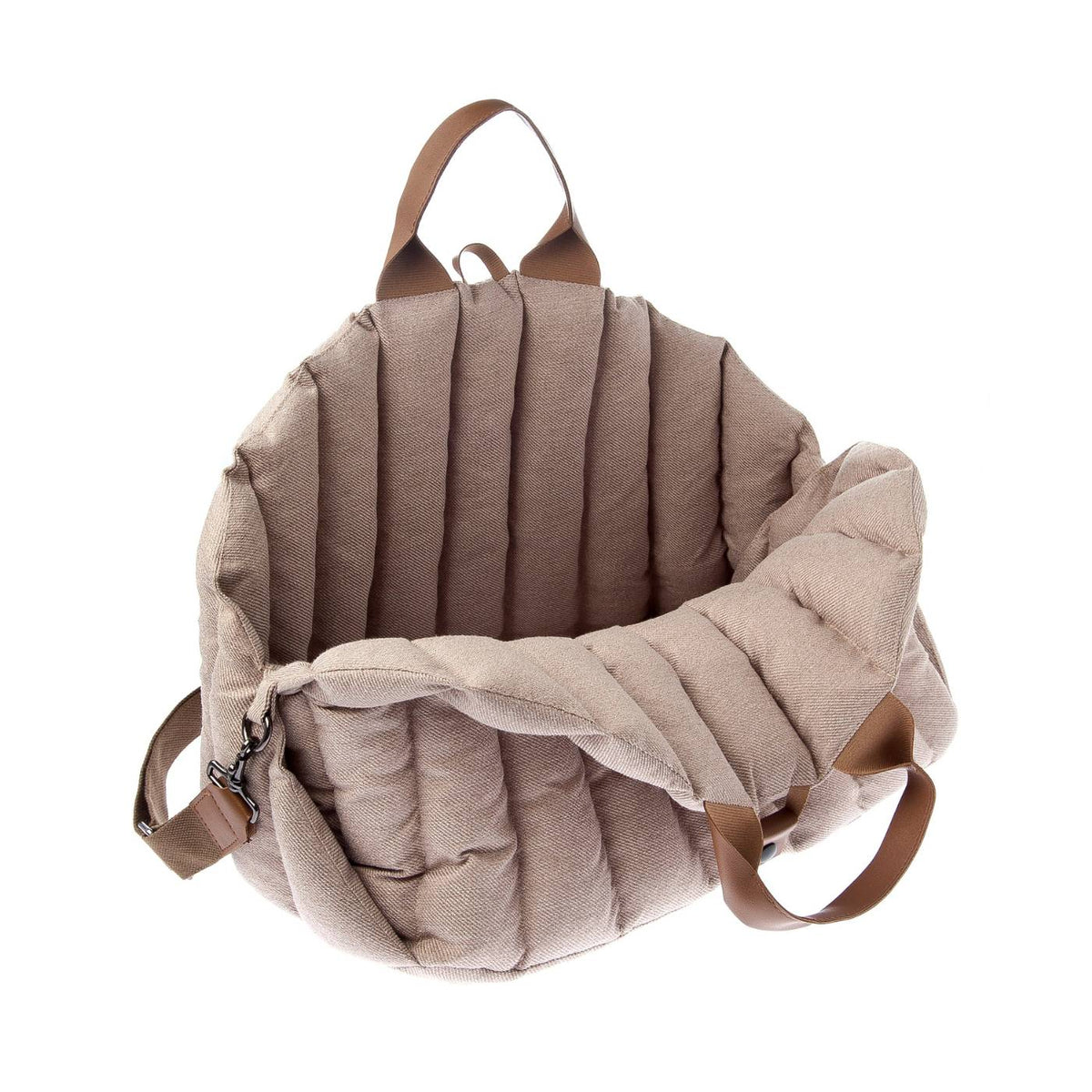 Ferribiella Borsa Trasportino Imbottita per Auto per Cani 50 x 30 x 35 cm