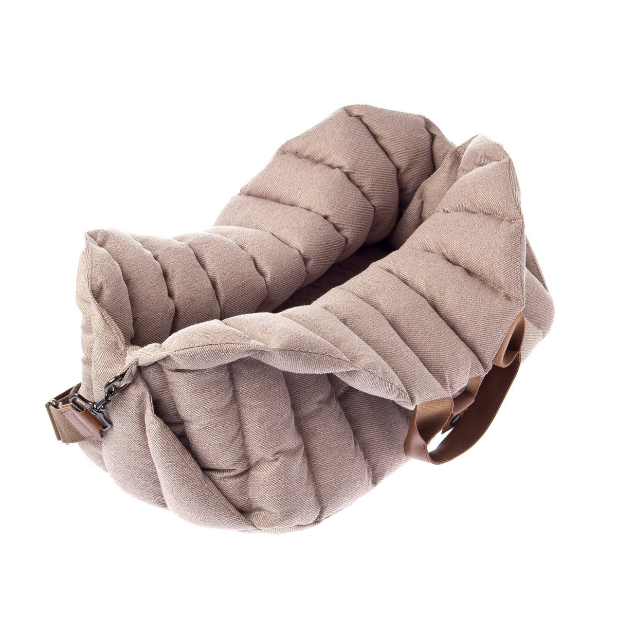 Ferribiella Borsa Trasportino Imbottita per Auto per Cani 50 x 30 x 35 cm
