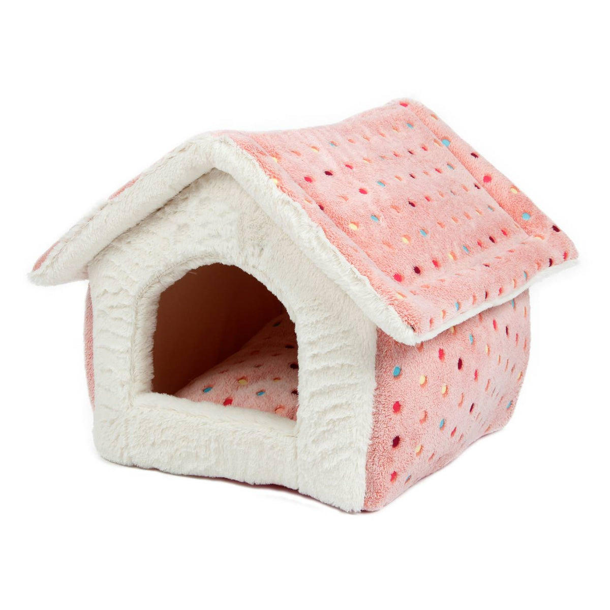 Ferribiella Cuccia Casetta Morbida per Cani e Gatti  58 x 48 x 54 cm