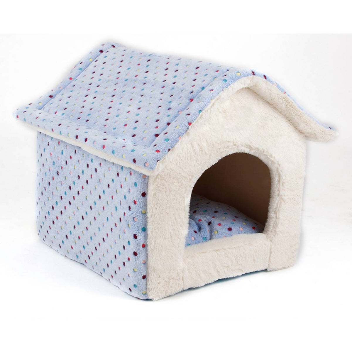 Ferribiella Cuccia Casetta Morbida per Cani e Gatti  58 x 48 x 54 cm