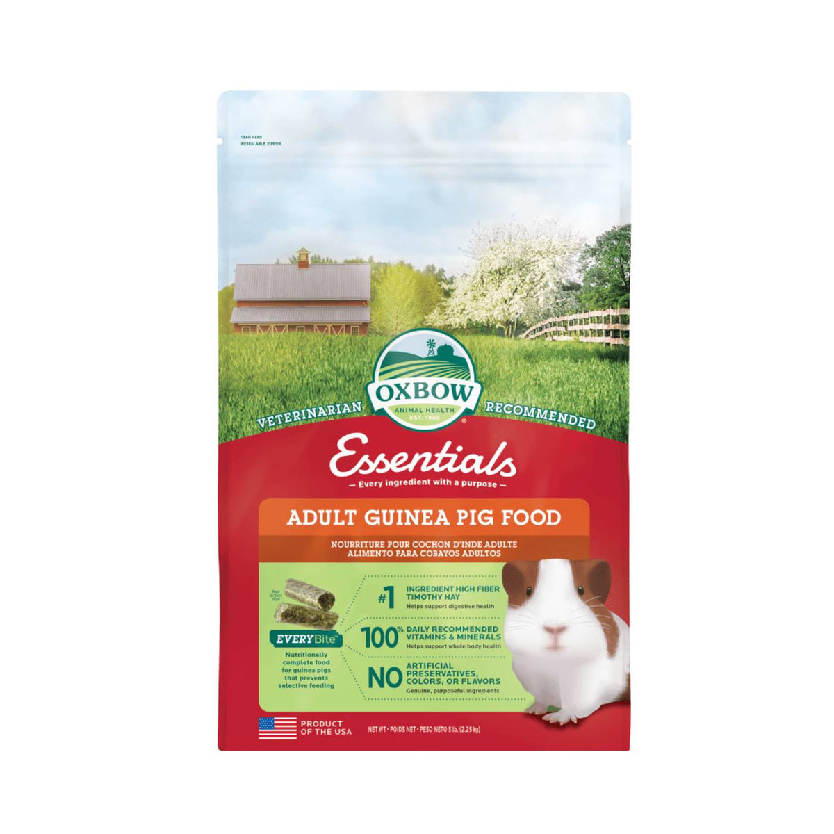 Oxbow Essential Adult Guinea Pig Food 2,27 Kg