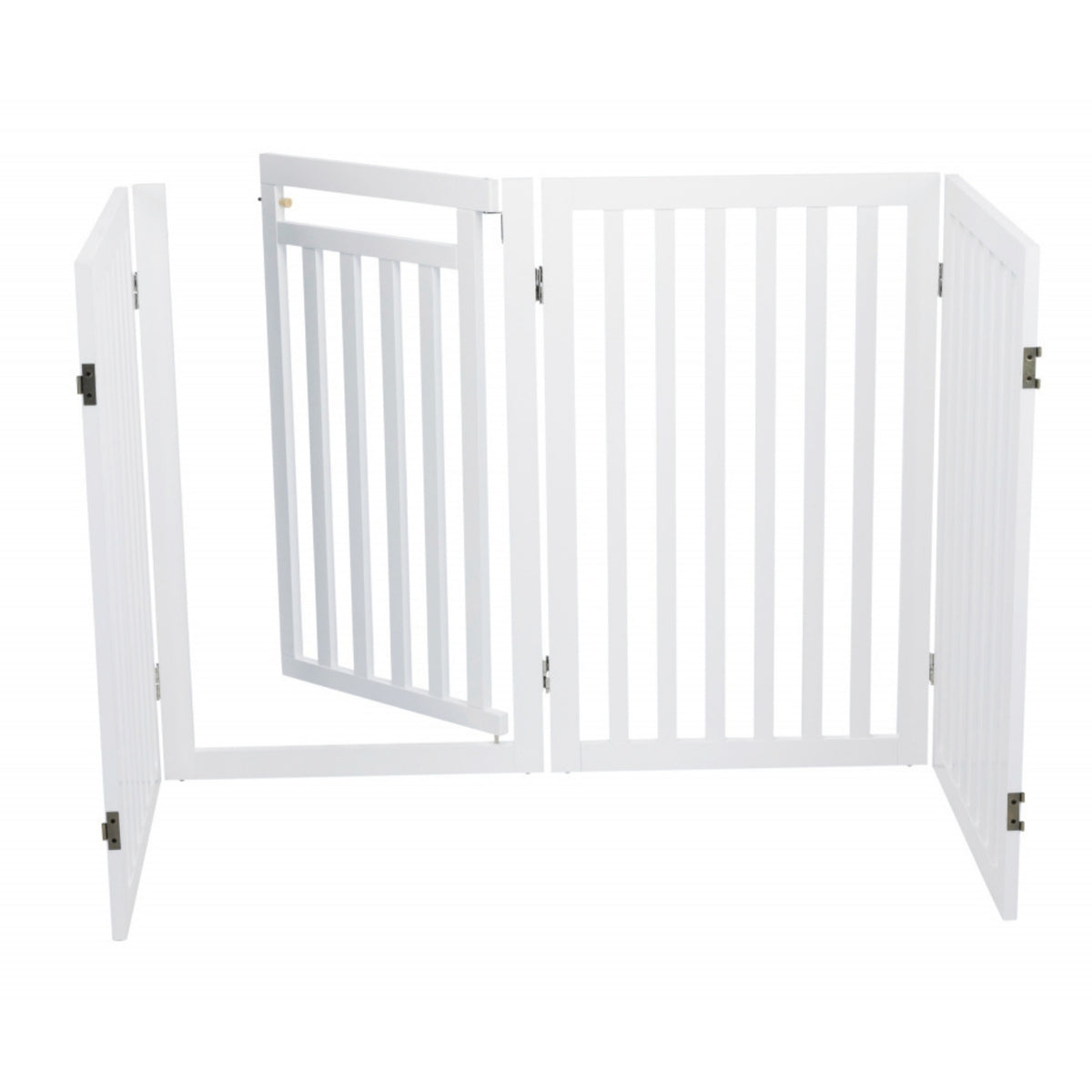 Trixie Cancelletto Recinto per Cani con Porta in Legno Bianco 4 elementi 51 x h.81 cm