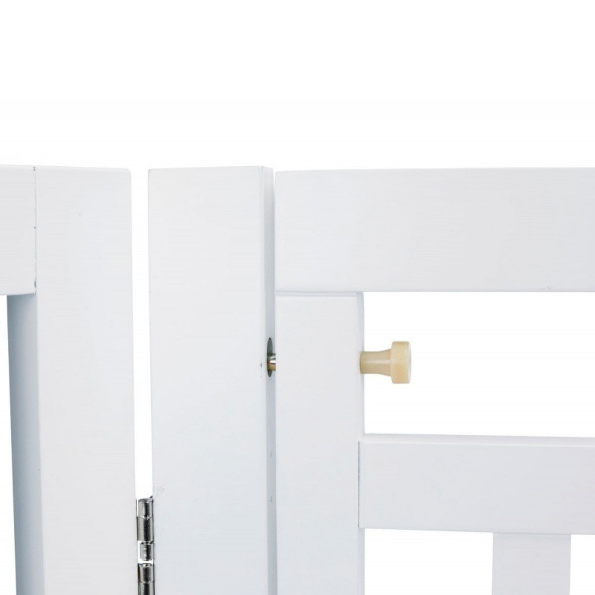 Trixie Cancelletto Recinto per Cani con Porta in Legno Bianco 4 elementi 51 x h.81 cm