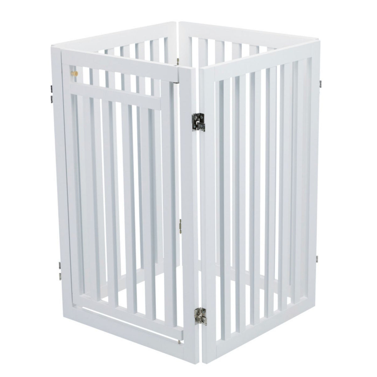 Trixie Cancelletto Recinto per Cani con Porta in Legno Bianco 4 elementi 51 x h.81 cm