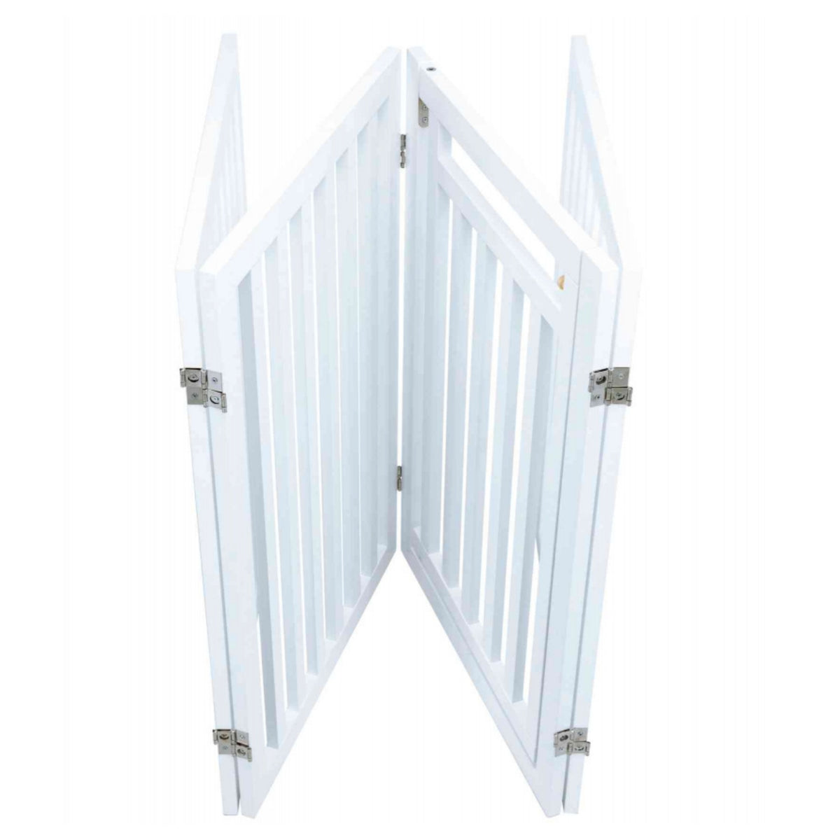 Trixie Cancelletto Recinto per Cani con Porta in Legno Bianco 4 elementi 51 x h.81 cm