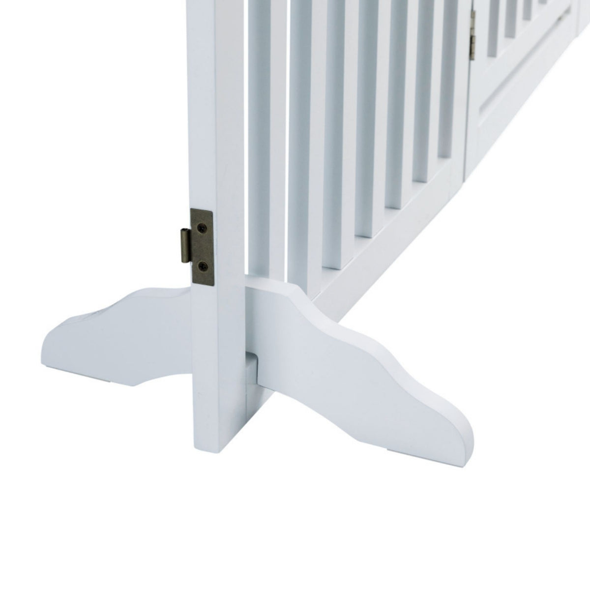 Trixie Cancelletto Recinto per Cani con Porta in Legno Bianco 4 elementi 51 x h.81 cm