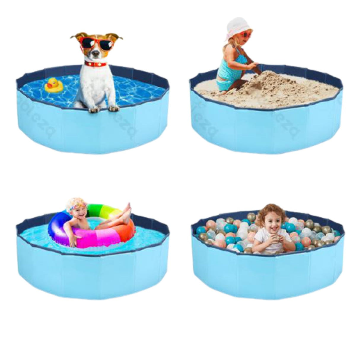 Piscina Pieghevole per Animali Domestici