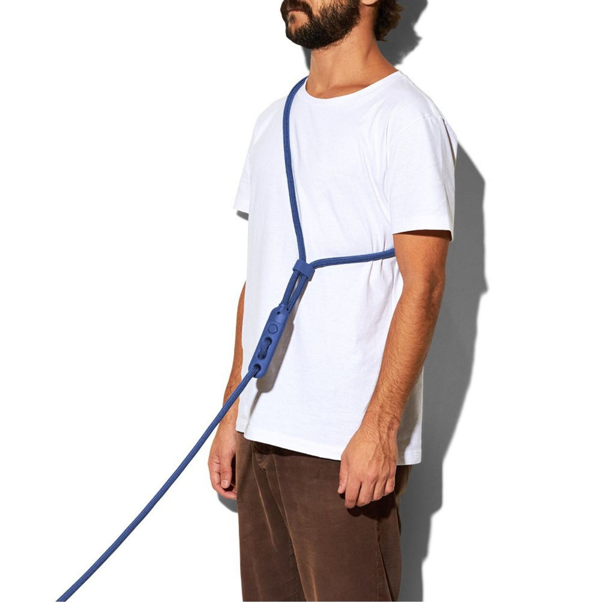 Zee.Dog Guinzaglio Mani Libere per Cani Deep Blue