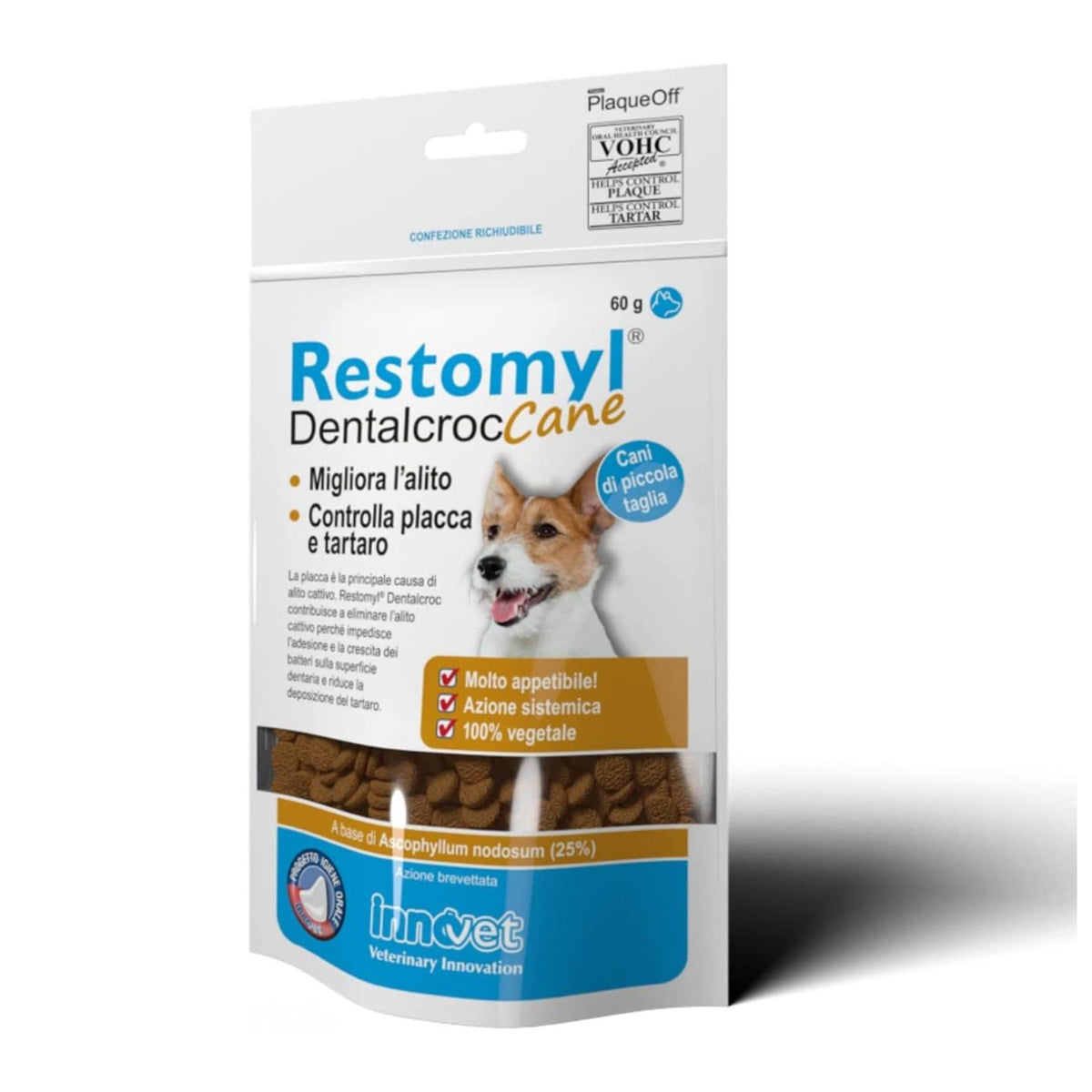 Restomyl Dentalcroc per Cani di Piccola Taglia 60 g Innovet