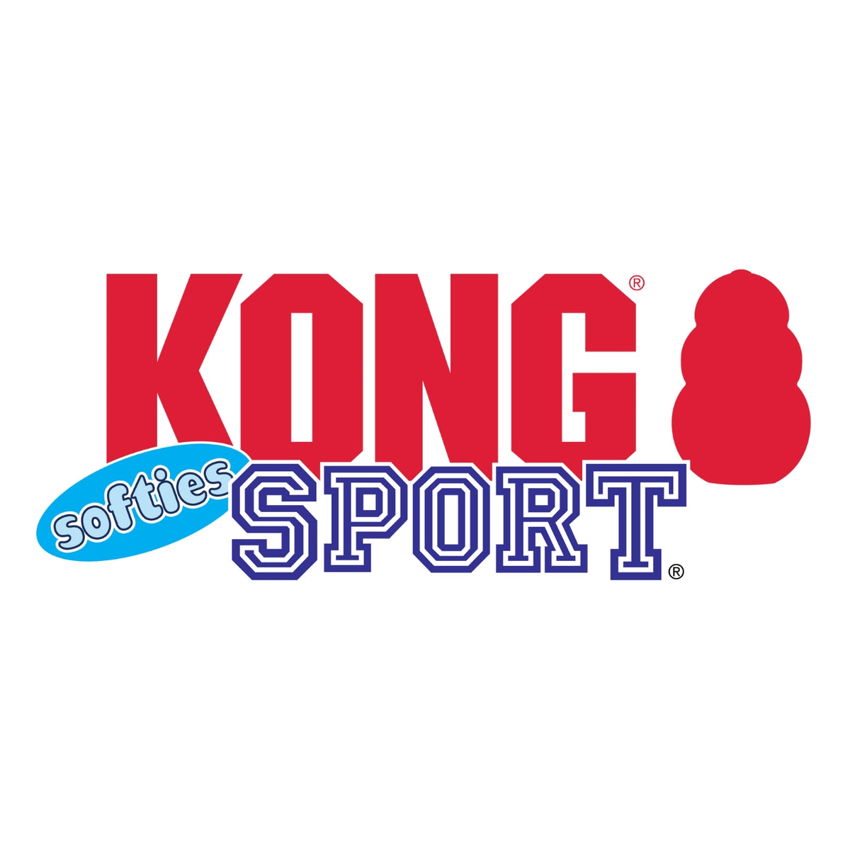 Kong Gioco per Cani Sport Softies Balls 3 pz S