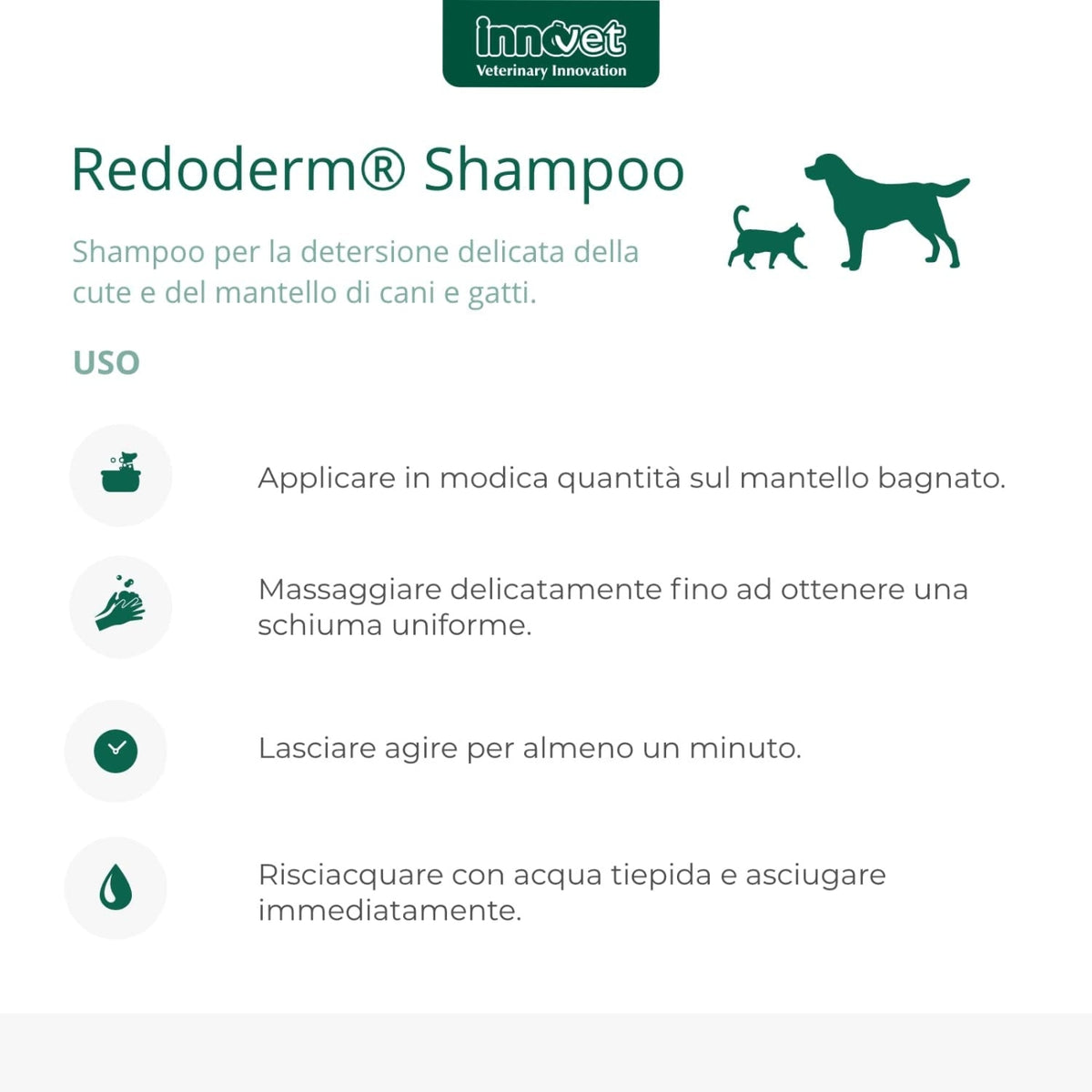 Redoderm Shampoo 250 ml per Cani e Gatti Innovet