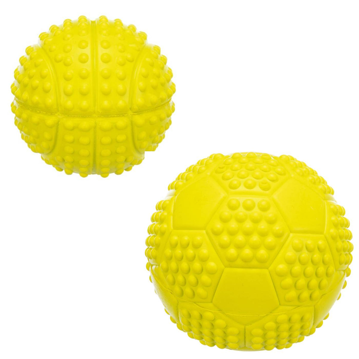 Trixie Gioco per Cani Palla Sport in Gomma Naturale con Squittio Giallo