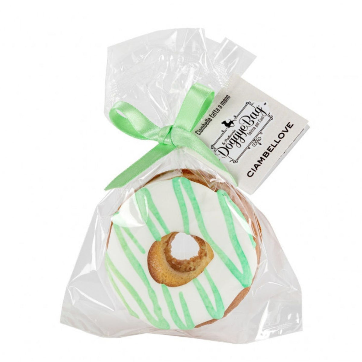 DoggyeBag Ciambellove Ciambella Ricoperta di Glassa allo Yogurt per Cani