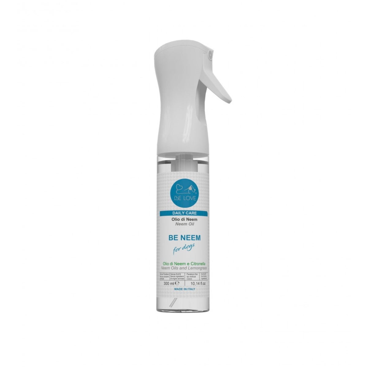 Be Love Be Neem Lozione Antiparassitaria a Base di Olio di Neem e Citronella 300ml