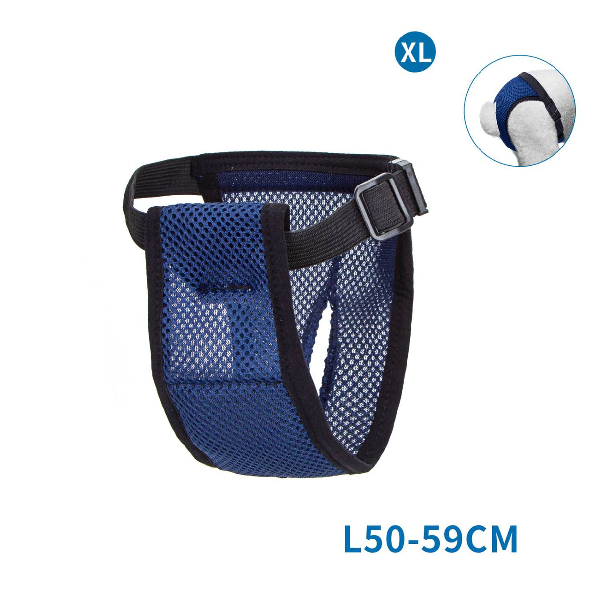 Mutandina in Microfibra per Cani Blu