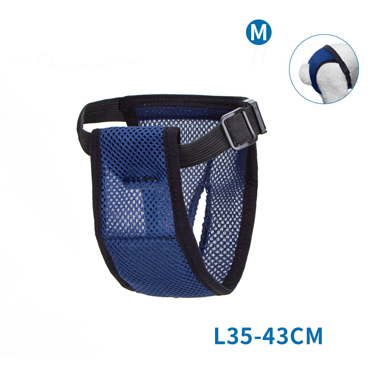 Mutandina in Microfibra per Cani Blu