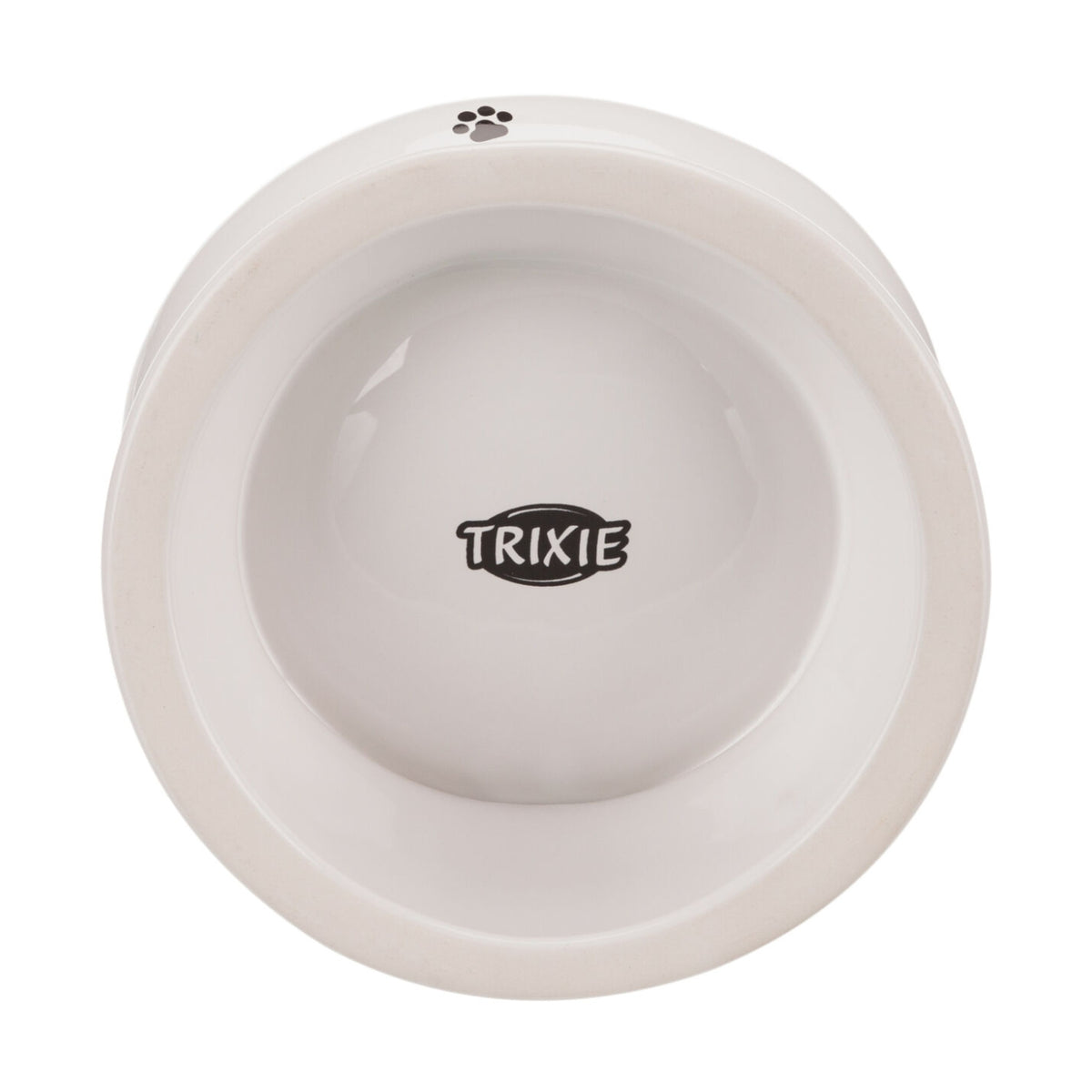 Trixie Ciotola Rialzata in Ceramica per Gatti 0,15L ø13 cm Bianca