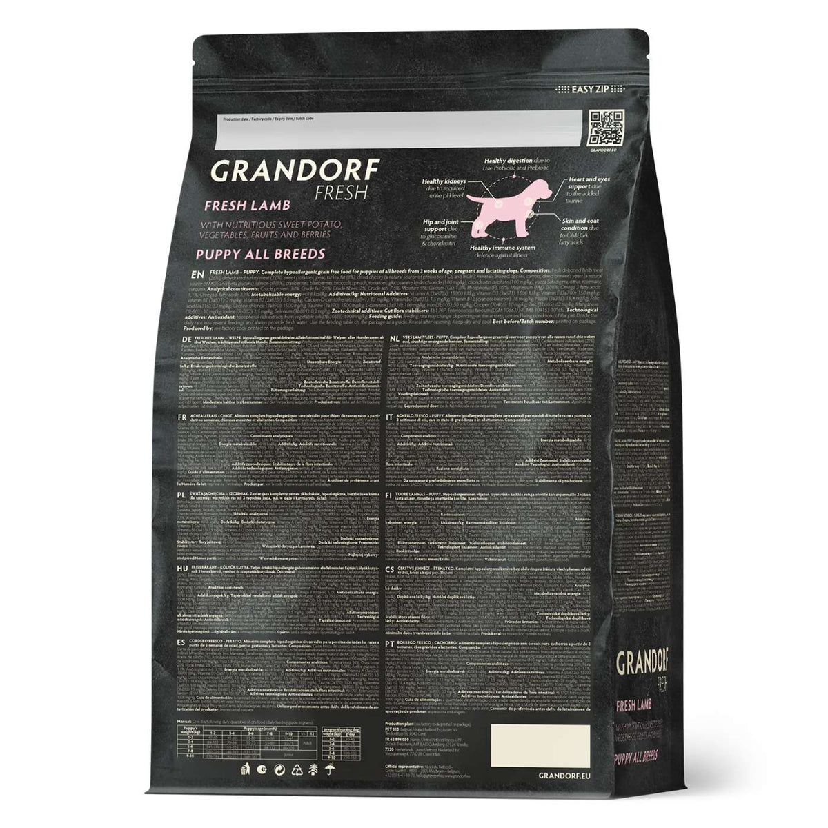 Grandorf Fresh Puppy All Breeds Agnello e Patata Dolce per Cuccioli