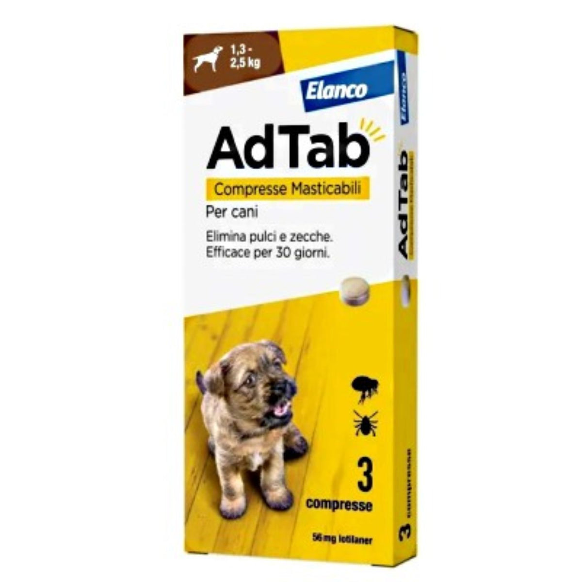 Elanco Ad Tab Compresse Antiparassitarie Masticabili per Cani