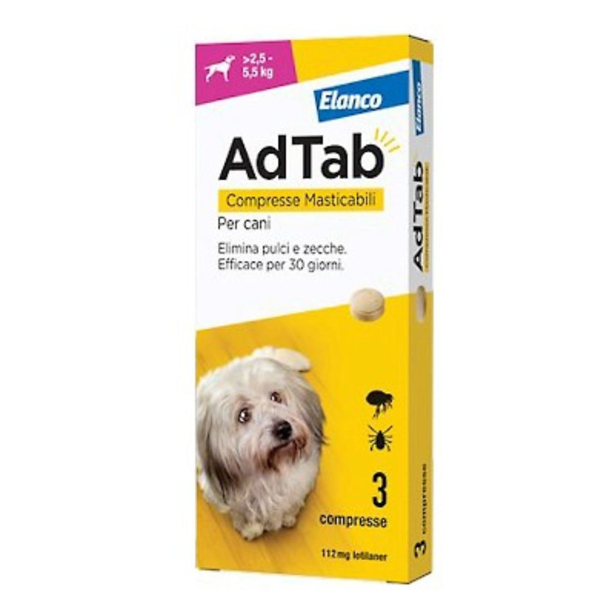 Elanco Ad Tab Compresse Antiparassitarie Masticabili per Cani