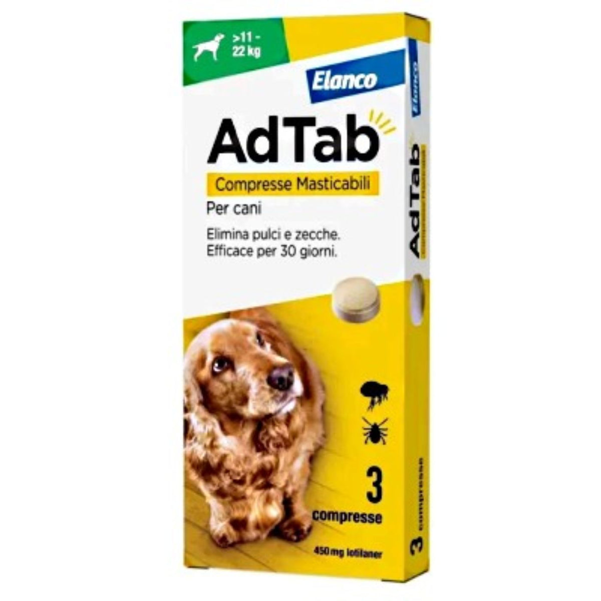 Elanco Ad Tab Compresse Antiparassitarie Masticabili per Cani