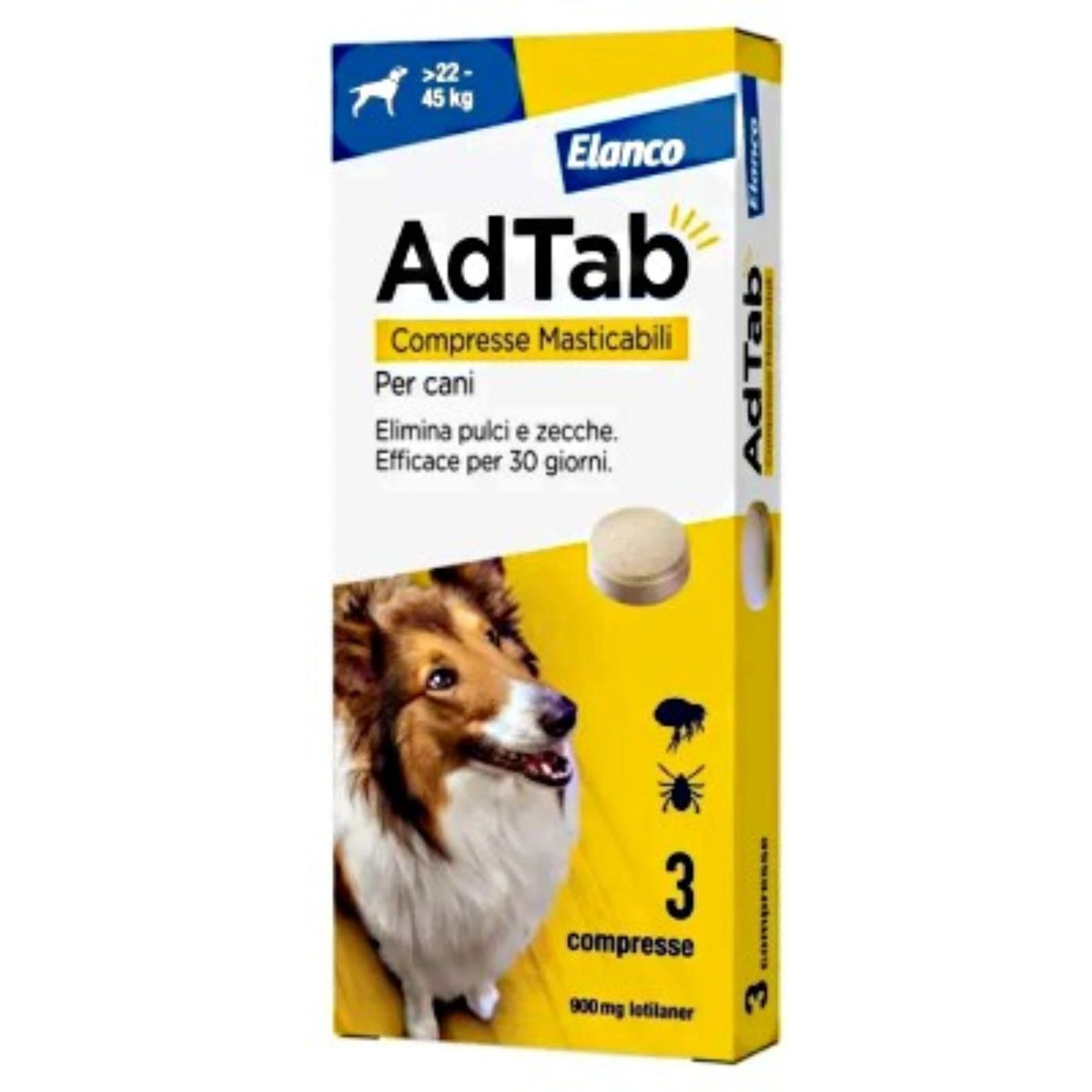 Elanco Ad Tab Compresse Antiparassitarie Masticabili per Cani