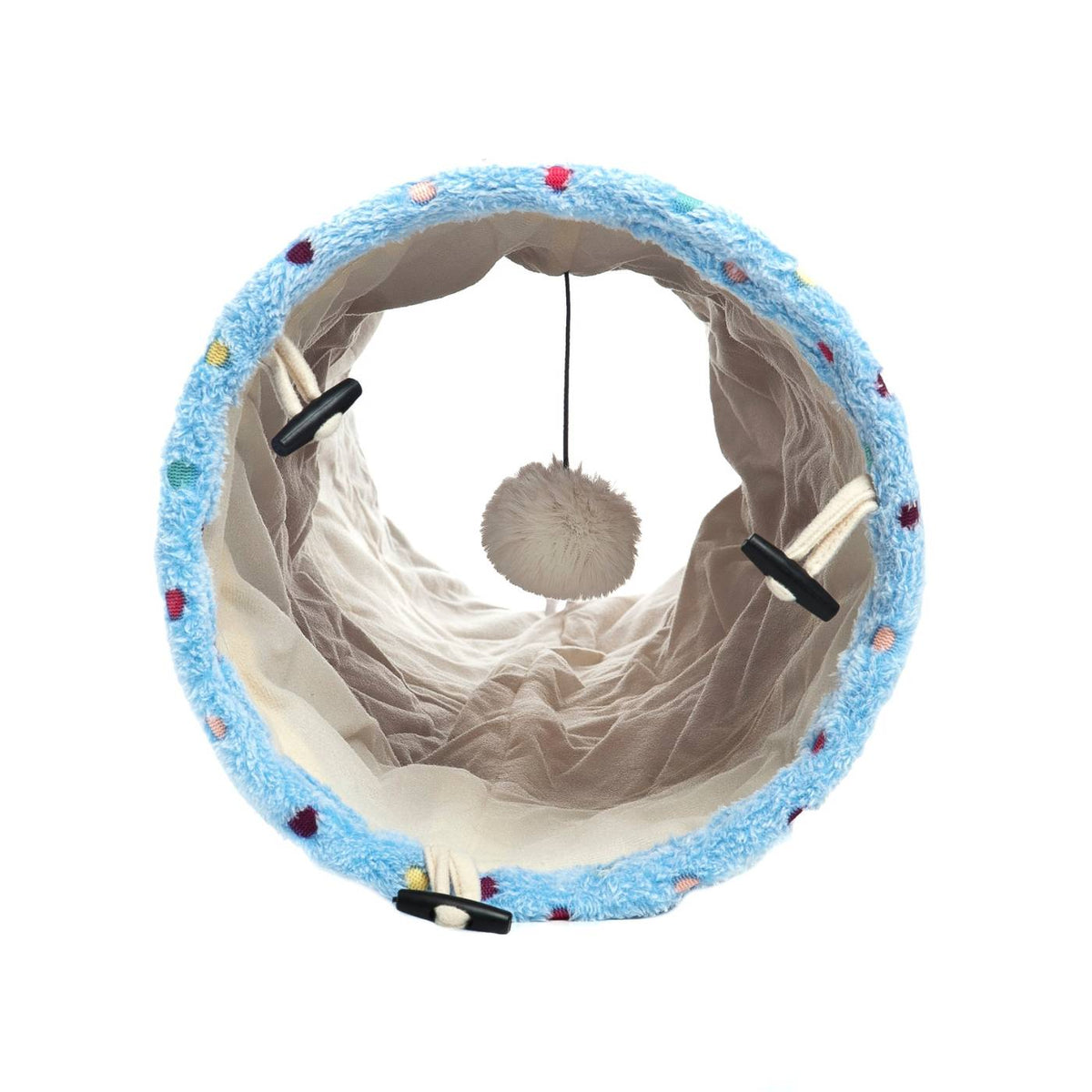 Ferribiella Gioco per Gatti Tunnel Morbido Ø 25 x 90 cm