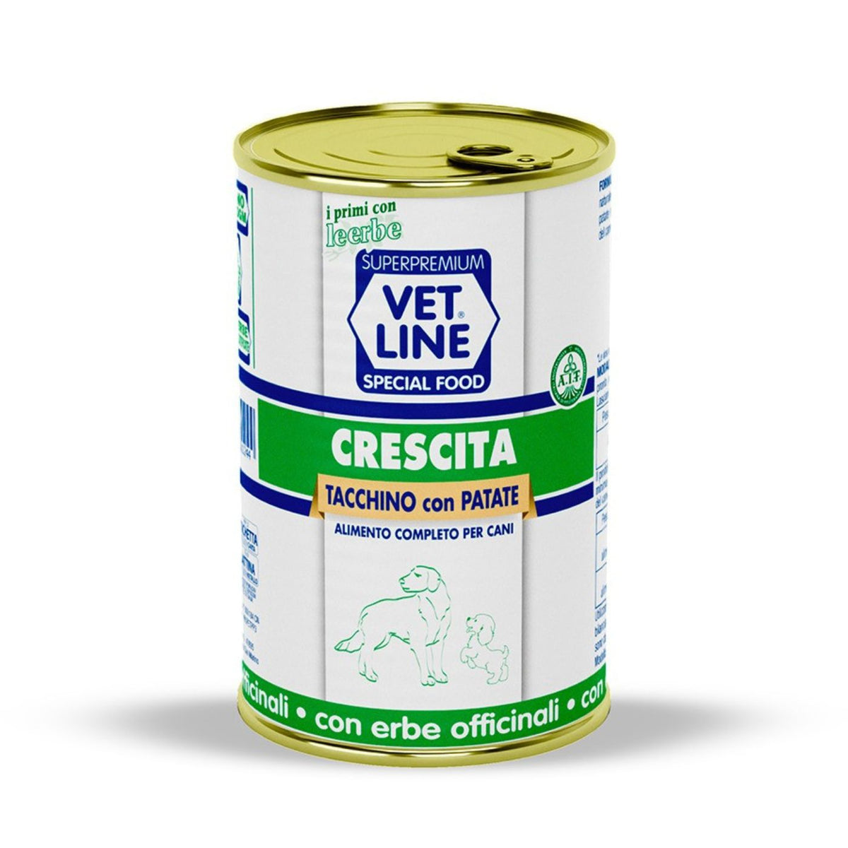 Vet Line Umido Crescita Tacchino e Patate per Cuccioli 400 g VetLine