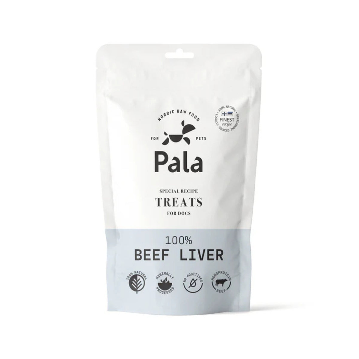 Pala Snack per Cani 100% Fegato di Manzo Monoproteici 100 g