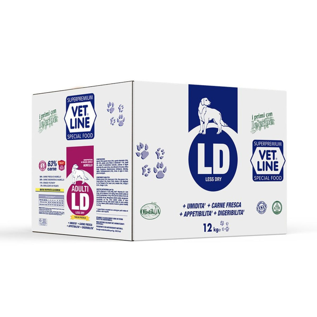 Vet Line LD Agnello per Cani Adulti di Piccola Taglia Monoproteico Vetline