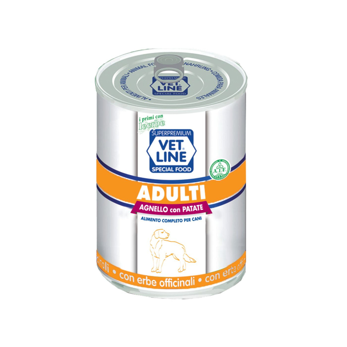 Vet Line Umido Adulti Agnello e Patate per Cani Adulti VetLine