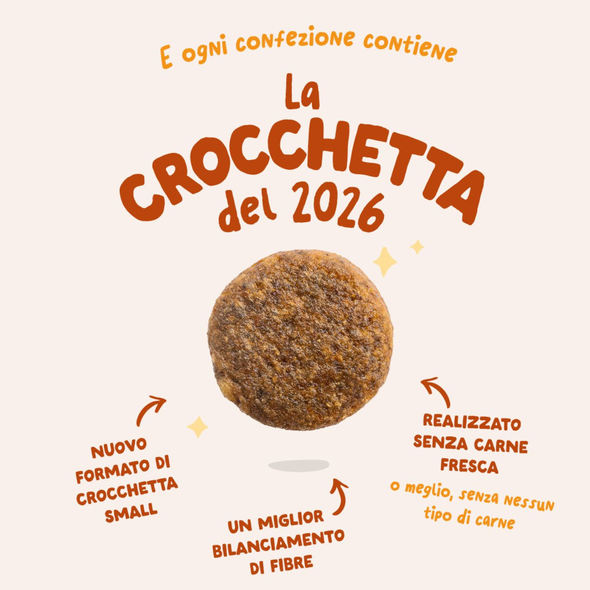 Edgard &amp; Cooper Crocchette Vegetali per Cani Adulti Carote e Zucchine Croccanti